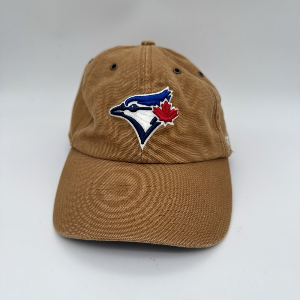 Carhartt x '47 Brand MLB Toronto Blue Jays Clean Up Strapback Duck Brown Hat